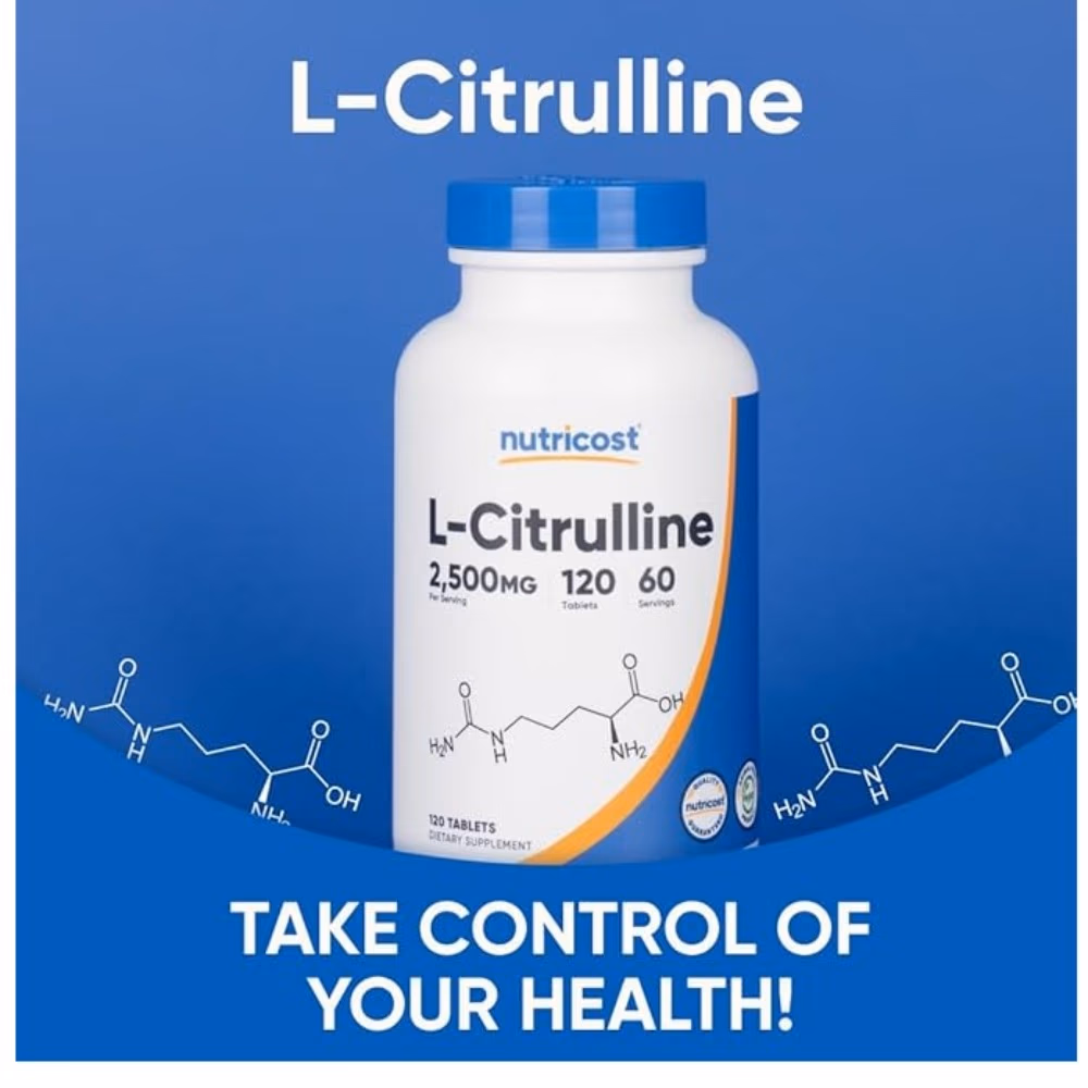 Nutricost L-Citrulline 2500 mg (120 tablets) 3