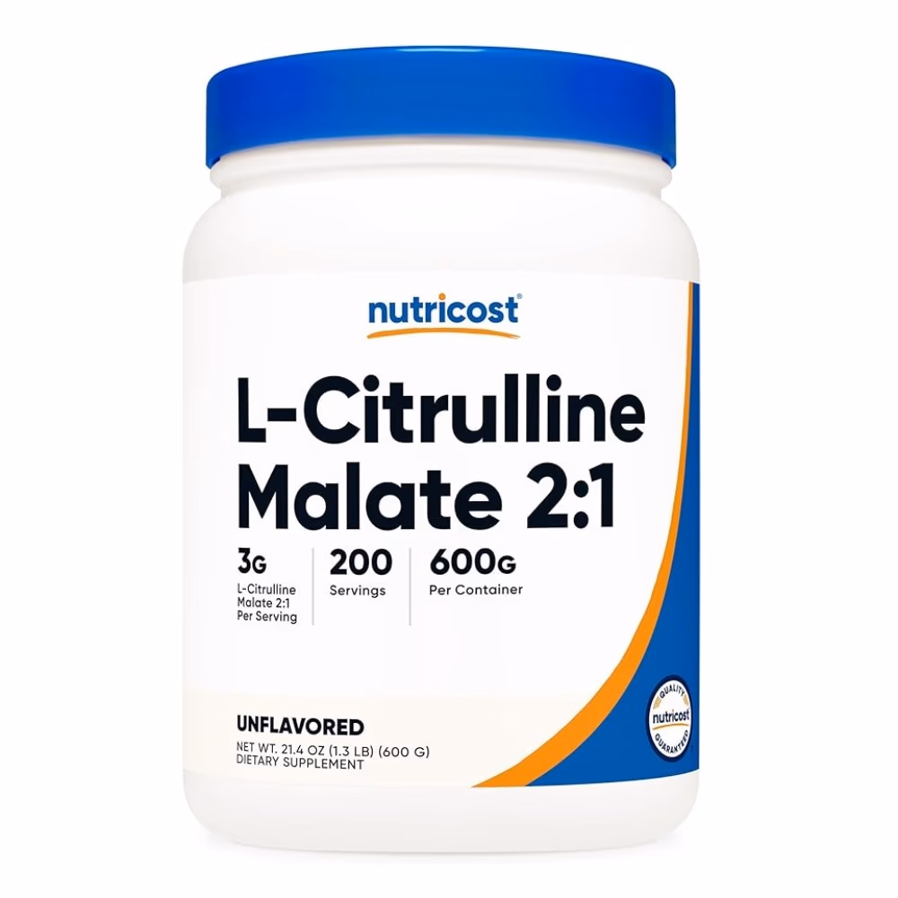 Nutricost L-Citrulline Malate 2:1 Unflavored – 600g