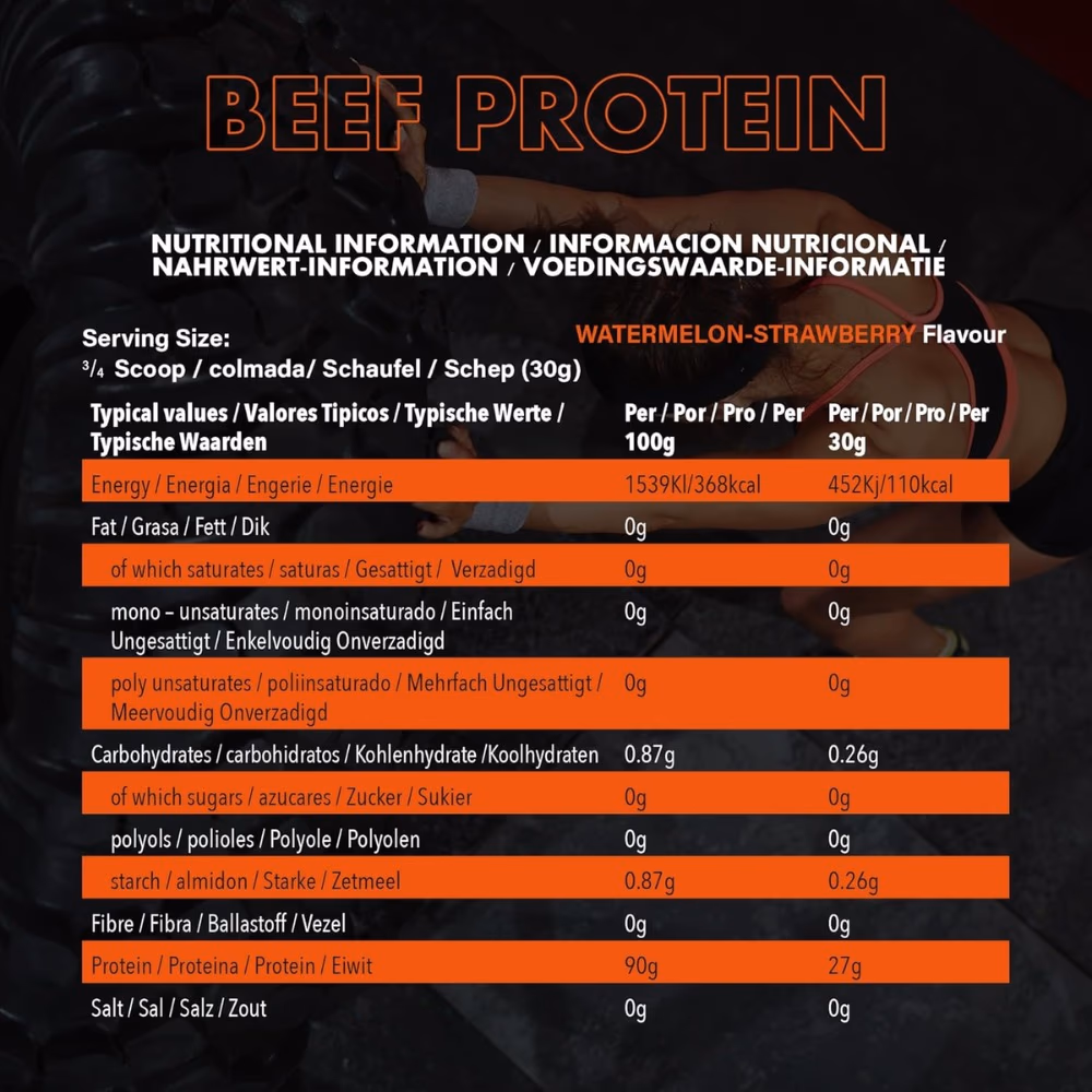 NXT Beef Protein Isolate Watermelon Strawberry 1.8Kg 5