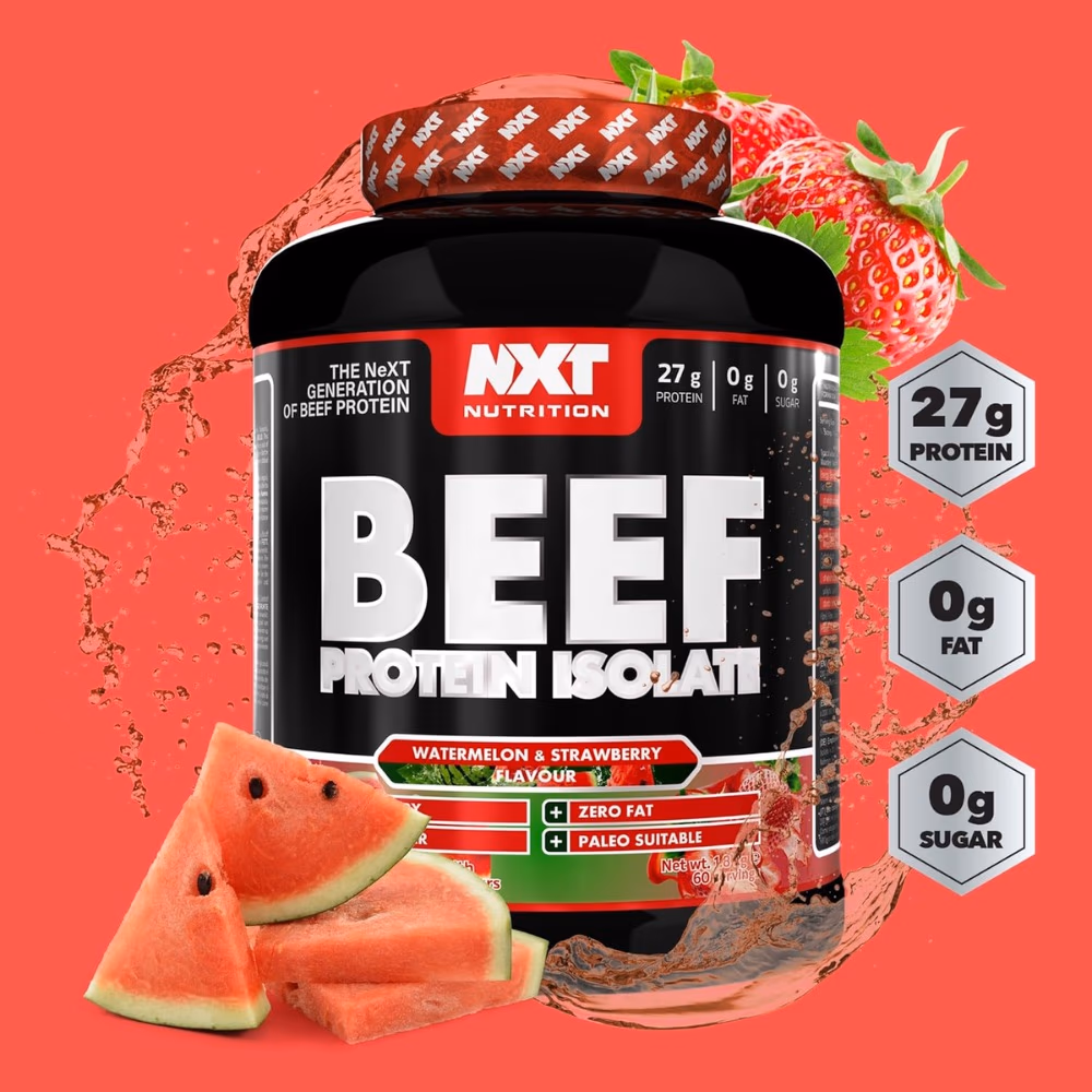 NXT Beef Protein Isolate Watermelon Strawberry 1.8Kg 3