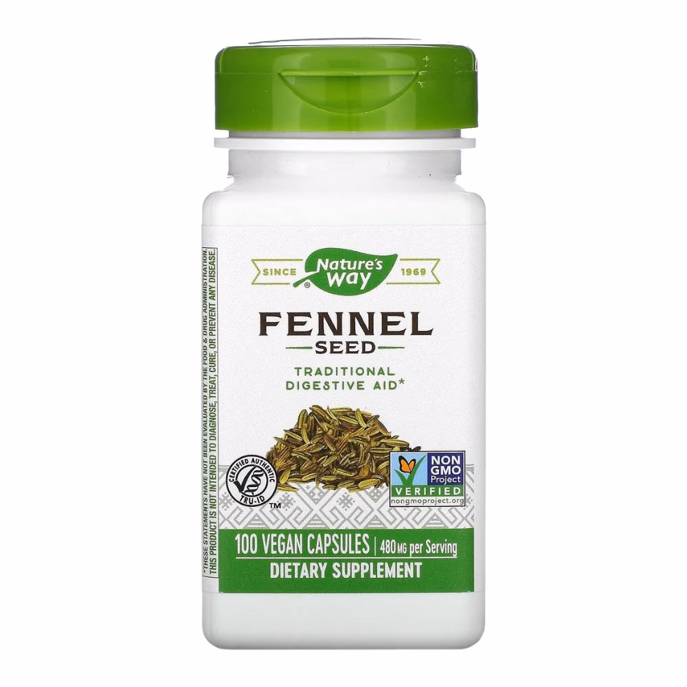 Nature's Way Fennel Seed 480mg 100 capsules 1