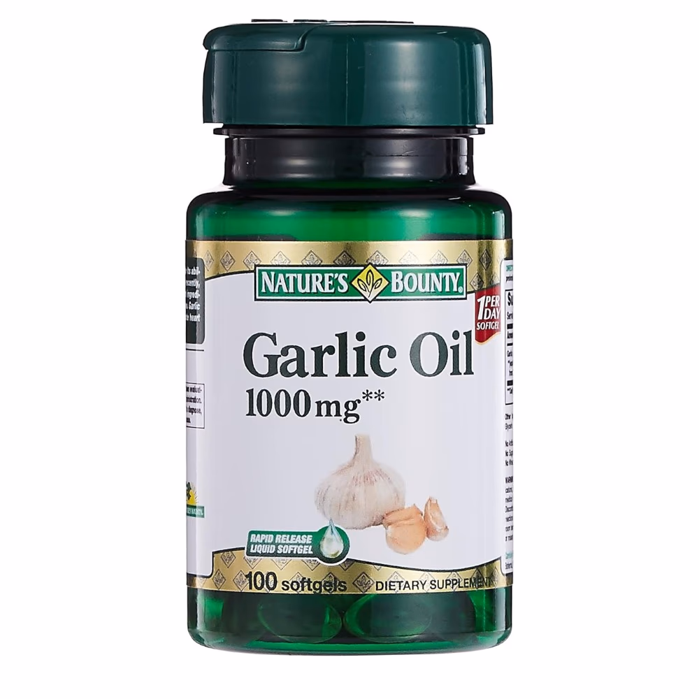 Nature’s Bounty Garlic Oil 1000mg 100 Softgels