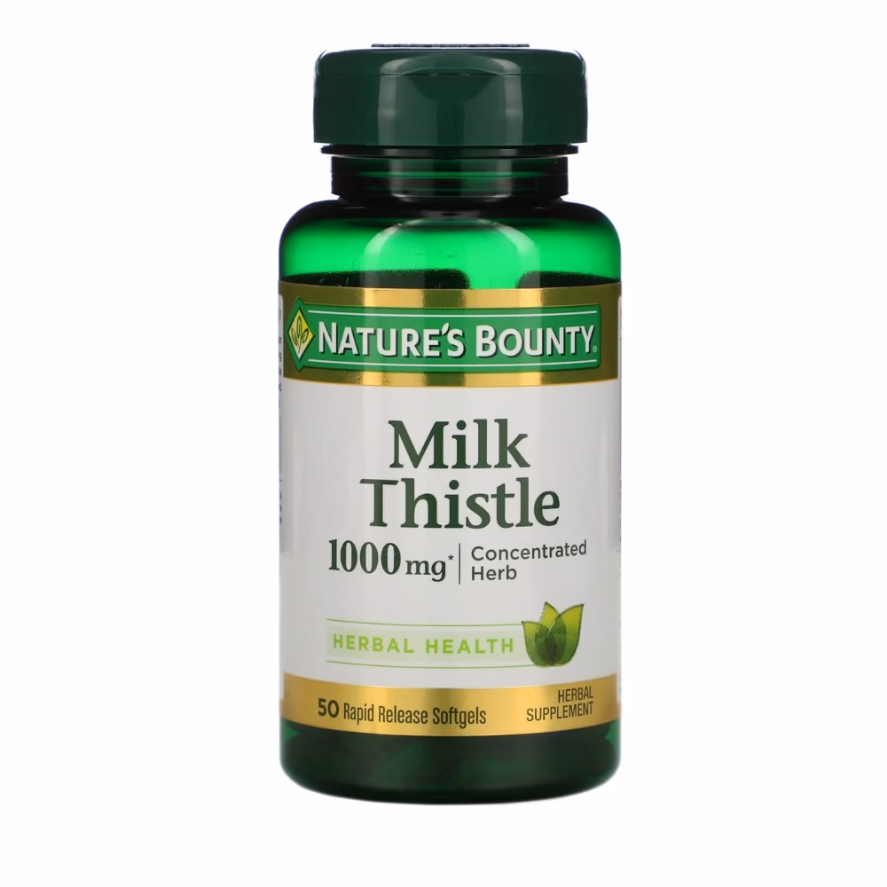 Natures Bounty, Milk Thistle Extract -1000 mg(50 Softgels) 1
