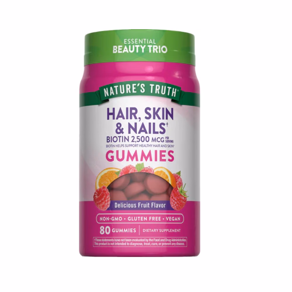 Nature's Truth Gorgeous Hair, Skin & Nails 80 Gummies 1