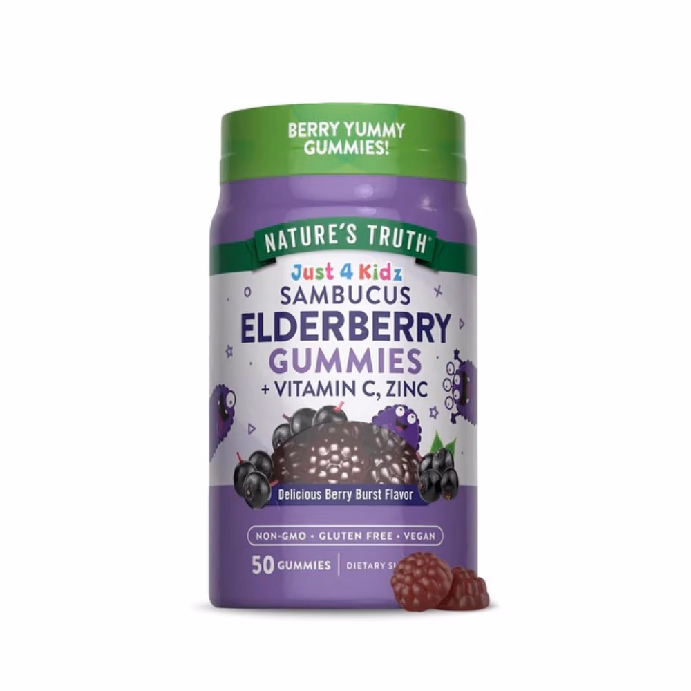 Nature's Truth Kids Sambucus Elderberry Berry Gummies 50s 1