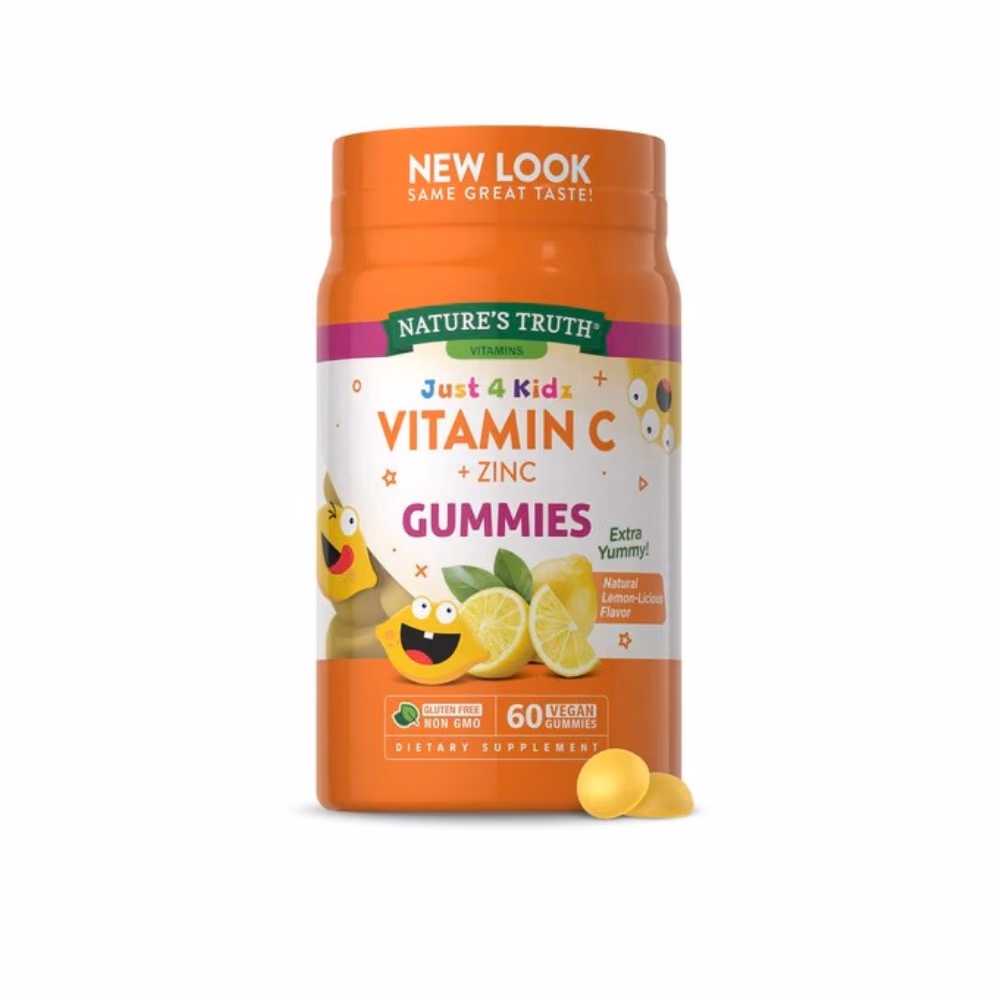 Nature's Truth Kids Vitamin C + Zinc Lemon Gummies 60s 1