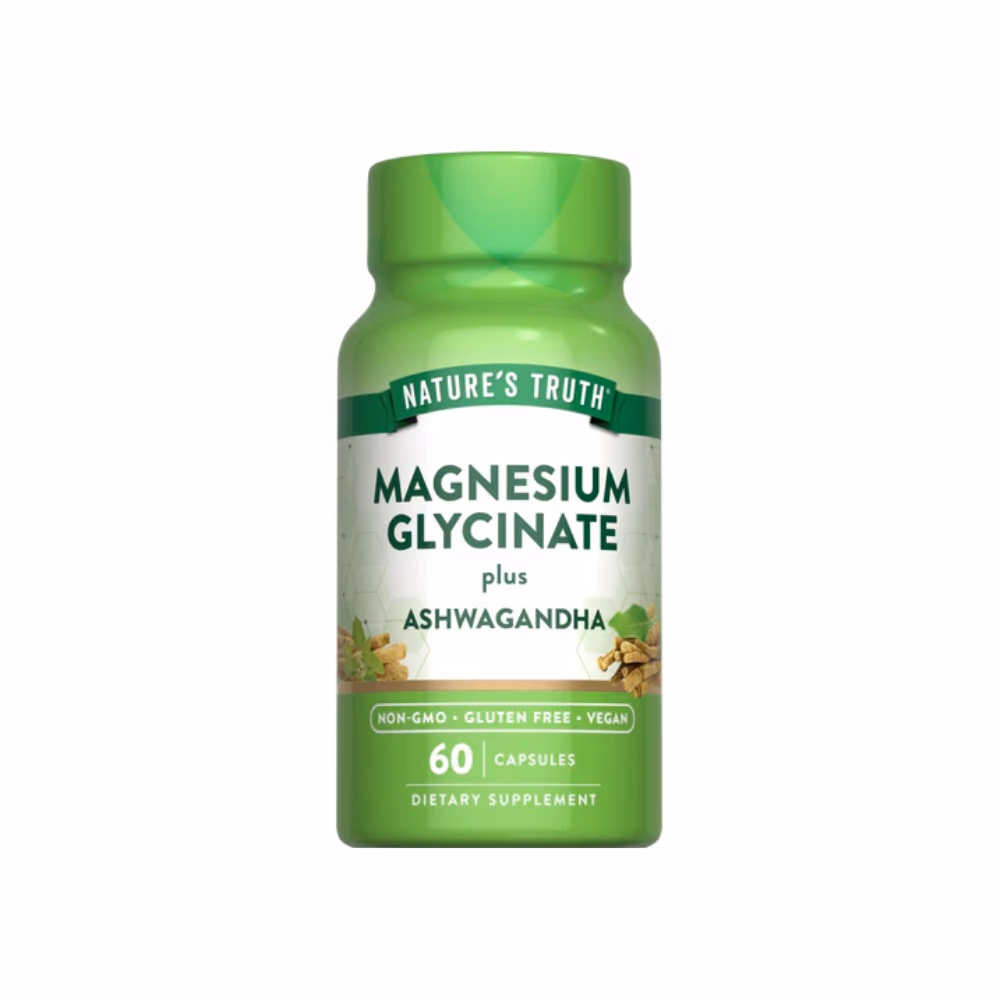Nature's Truth Magnesium Glycinate + Ashwagandha Caps 60s