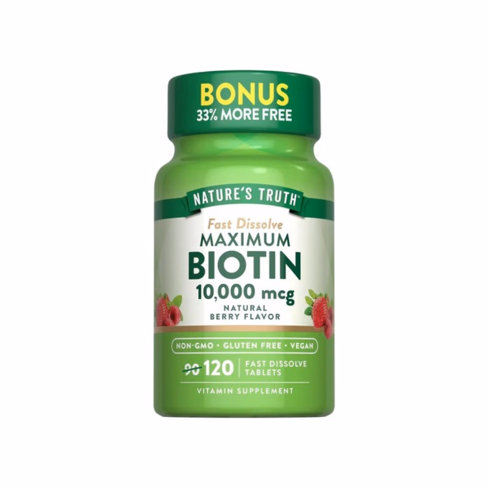 Nature's Truth Maximum Biotin 10,000mcg 120 Tabs