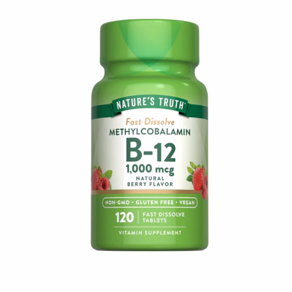 Nature's Truth Methylcobalamin B-12 1000mg 120 Tablets