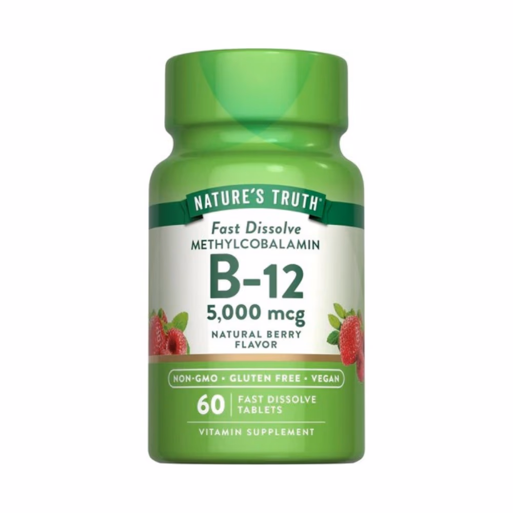 Nature's Truth Methylcobalamin B-12 5000mcg Tab 60s