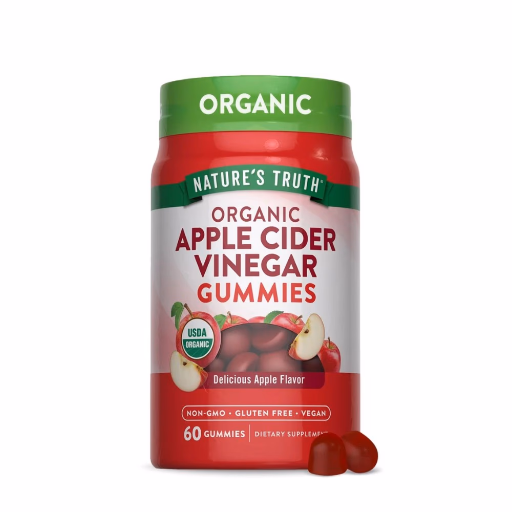 Nature's Truth Organic Apple Cider Vinegar 60 Gummies 1