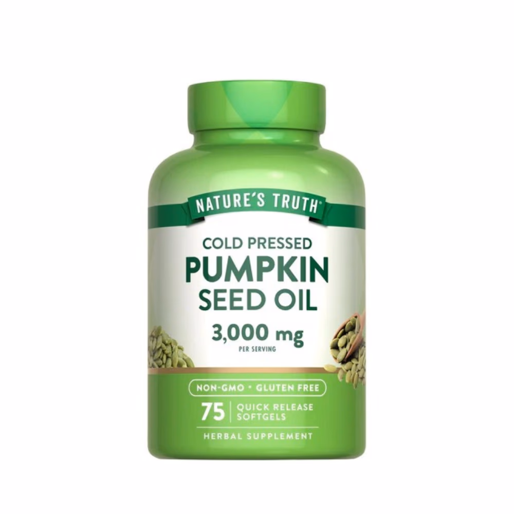 Nature's Truth Pumpkin Seed Oil 3000mg Softgel 75s 1