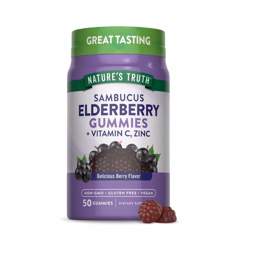 Nature's Truth Sambucus Elderberry Berry -50 Gummies