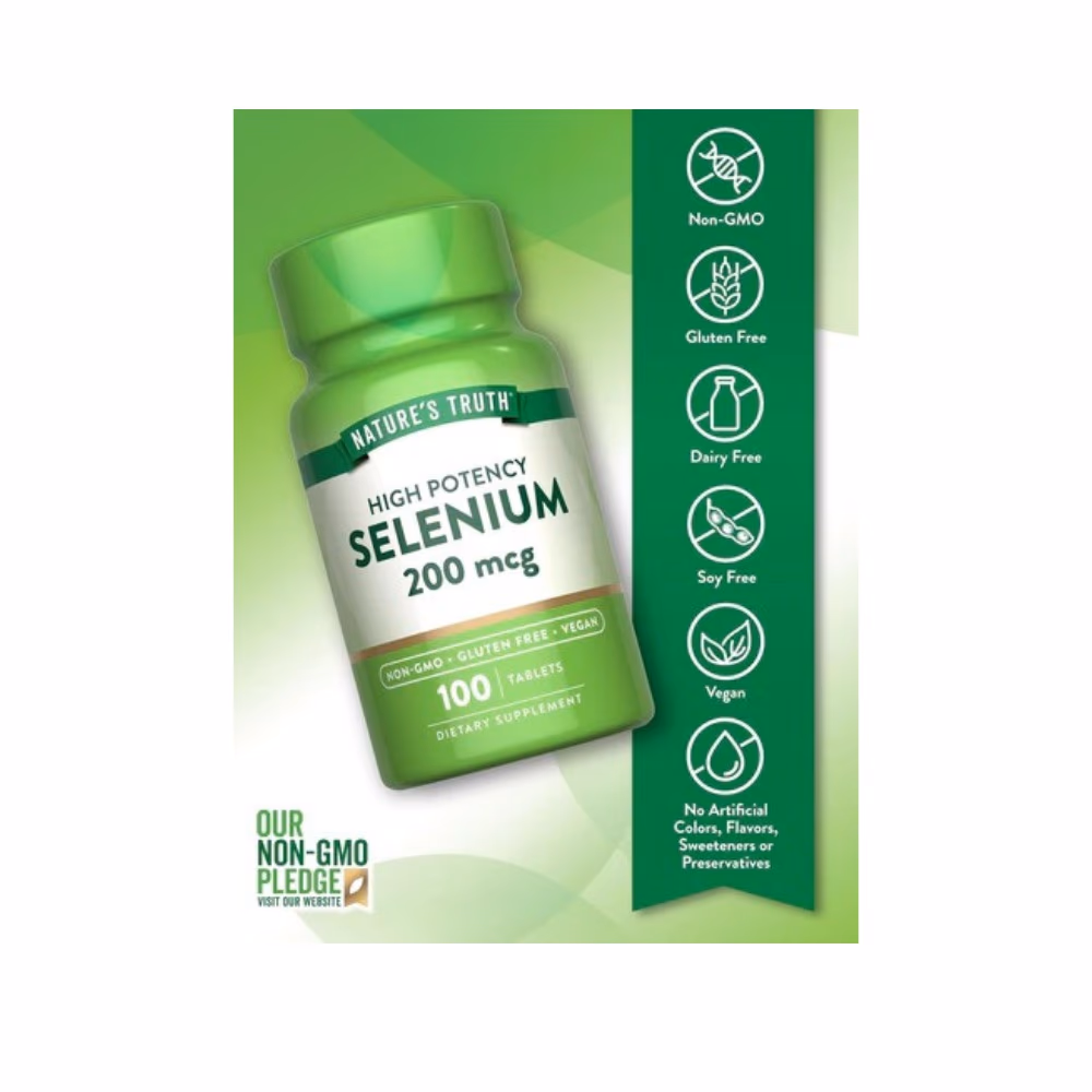 Nature's Truth Selenium 200mcg Tablets 100S 4