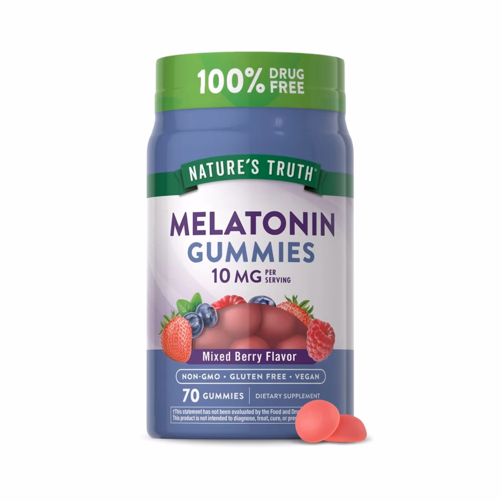 Nature's Truth Sleep Melatonin 10mg Mixed Berry - 70 Gummies