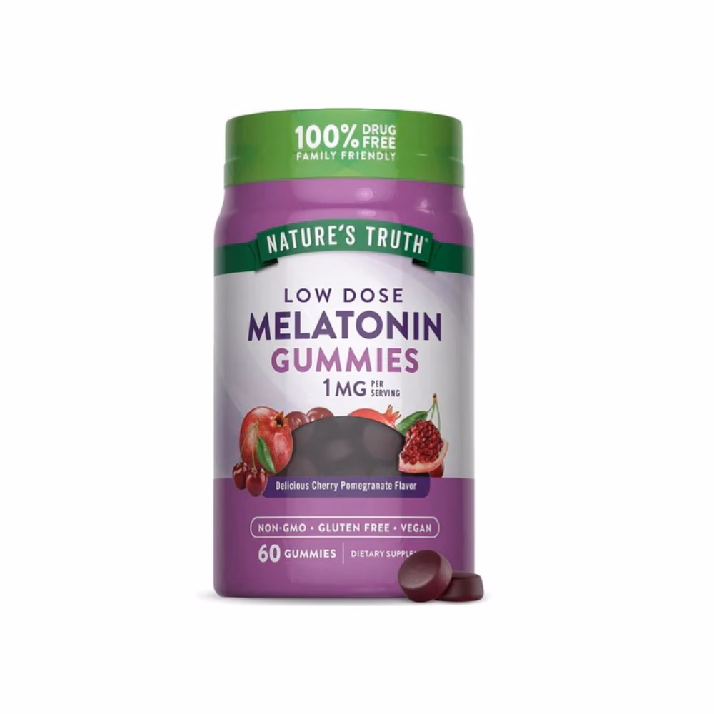 Nature's Truth Sleep Melatonin 1MG Cherry Pomegranate Gummies 60S