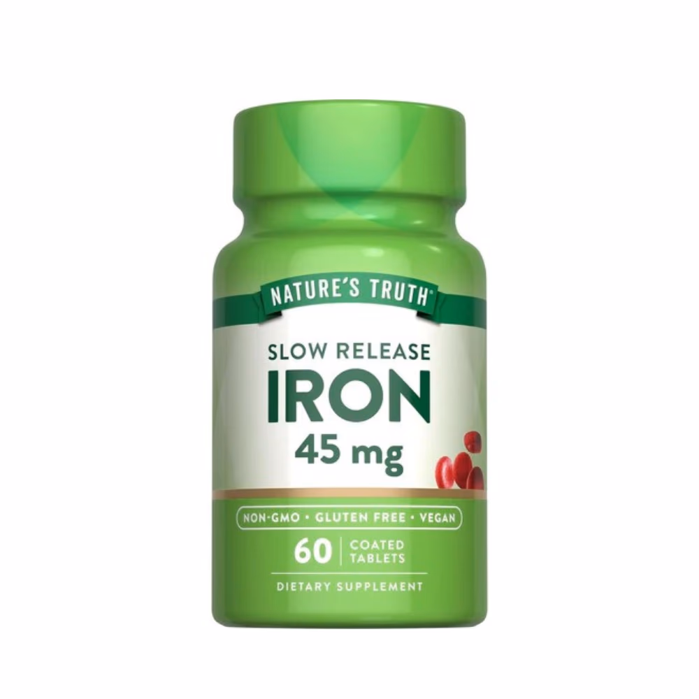 Nature's Truth Slow Release Iron 45mg Tab 60s