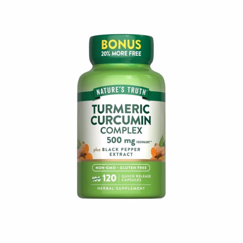 Nature's Truth Turmeric Curcumin 500mg 120 Caps 1