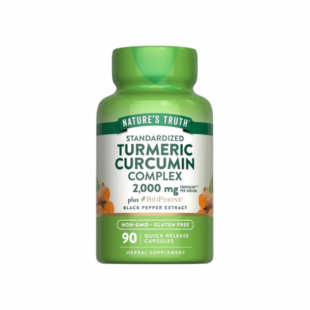 Nature's Truth Turmeric Curcumin Complex 2000mg 90 Caps