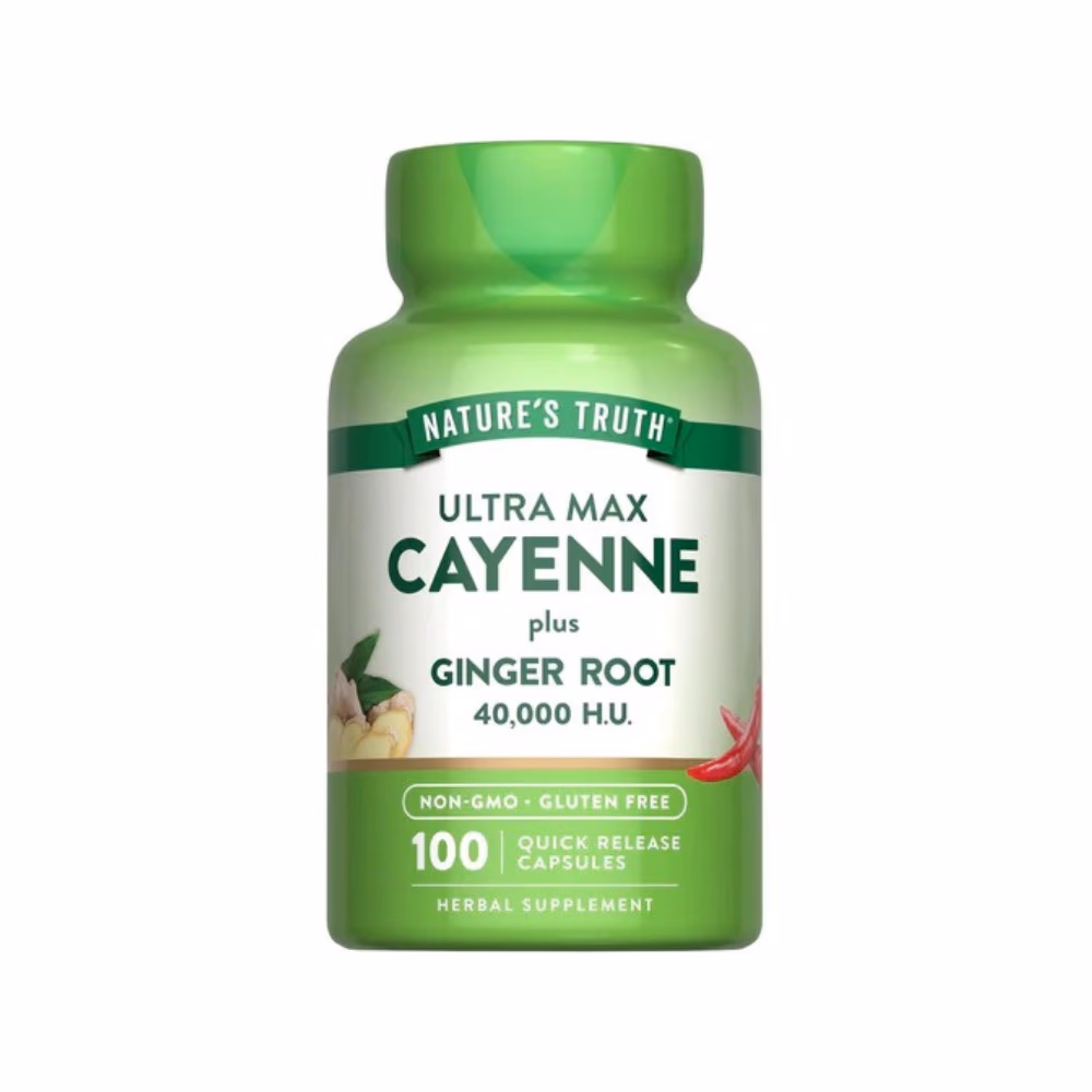 Nature's Truth Ultra Max Cayenne + Ginger Root 100 Caps 1