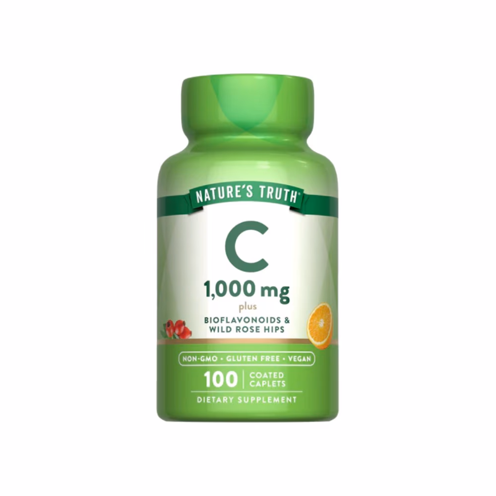 Natures Truth Vitamin C 1000mg Plus Bioflavonoids 100 Capsules