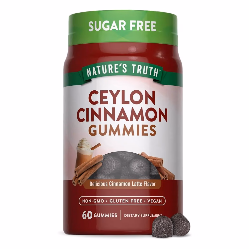Natures Truth Ceylon Cinnamon Gummies - 60 Gummies