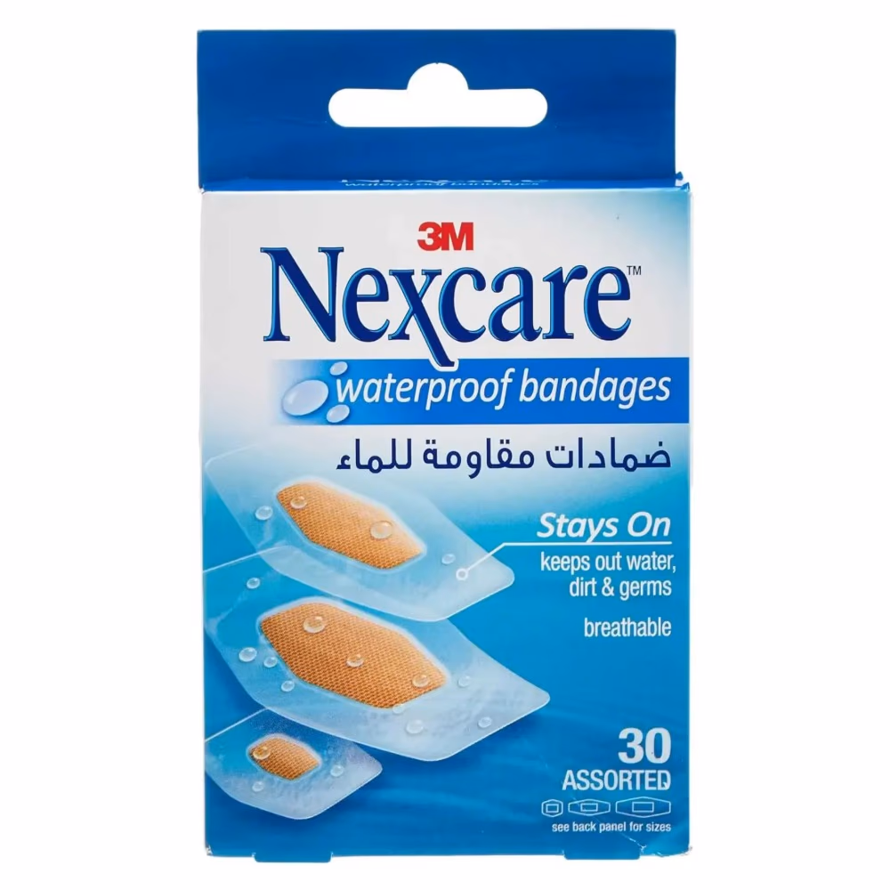 Nexcare Aqua Clear Waterproof Bandages – 30-Pack 1