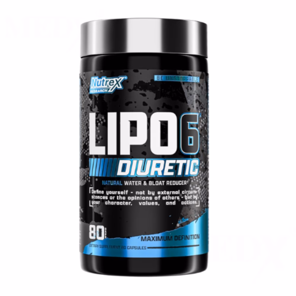 Nutrex Lipo‑6 Black Diuretic – 80 Fast‑Acting Caps 1