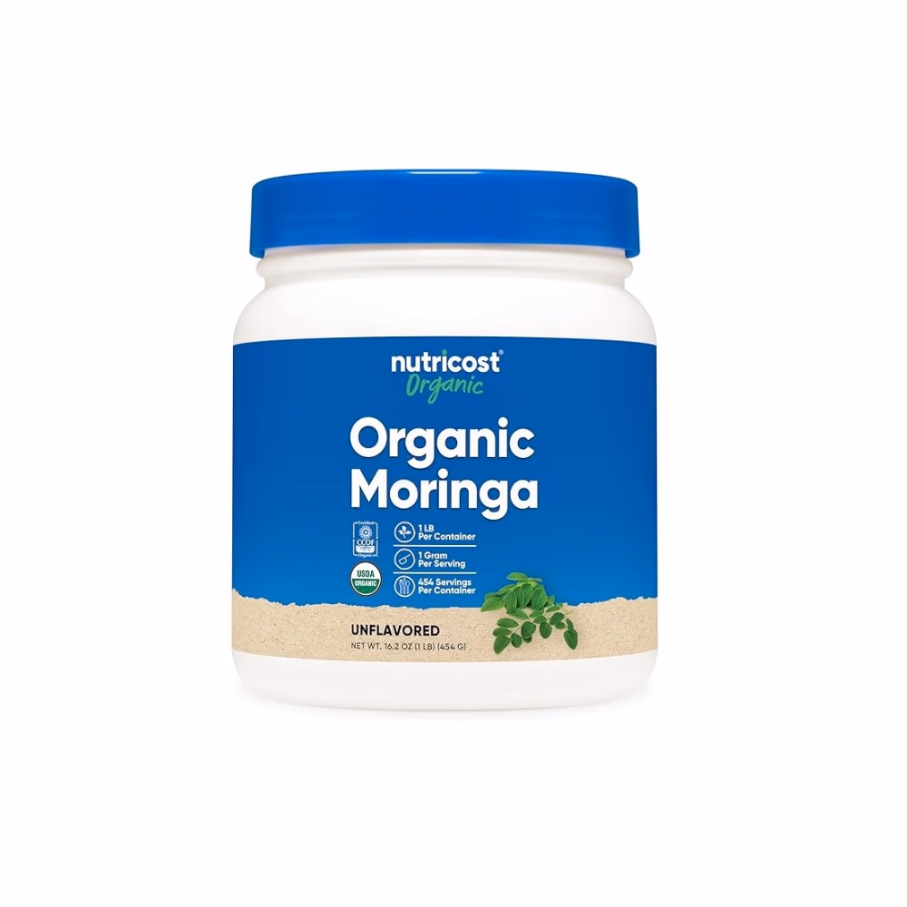 Nutricost Organic Moringa Powder Unflavored 454g 1