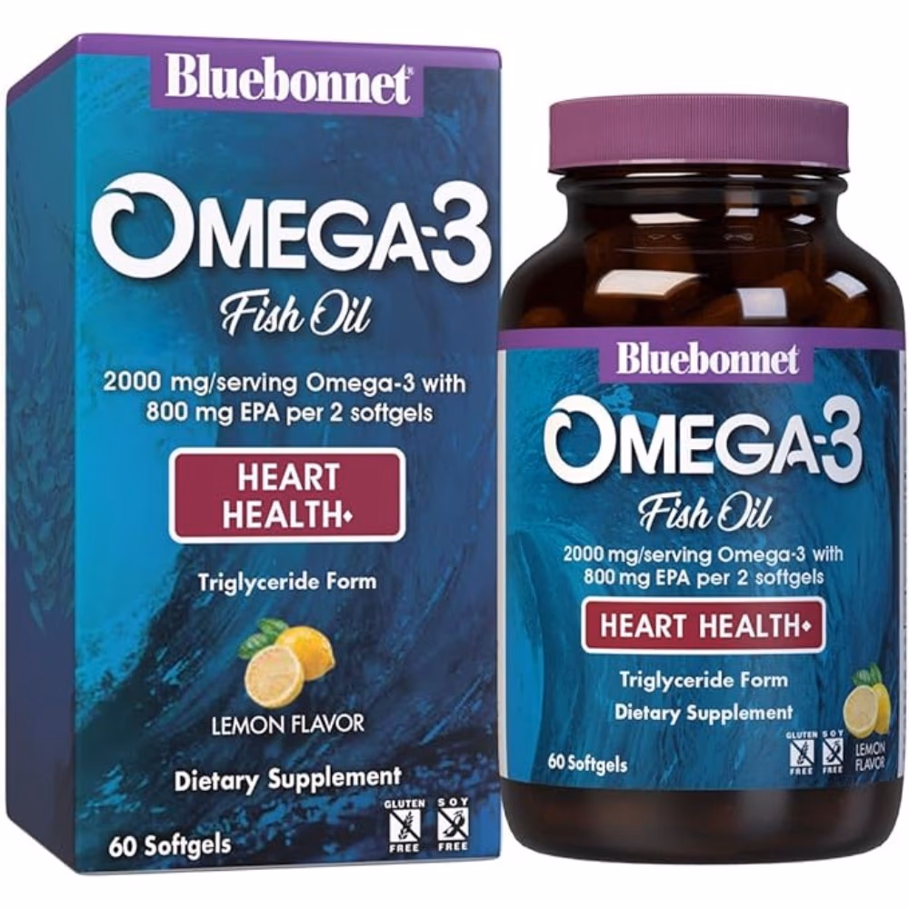 Bluebonnet EPAX Omega-3 1000 60 Softgels #942 1