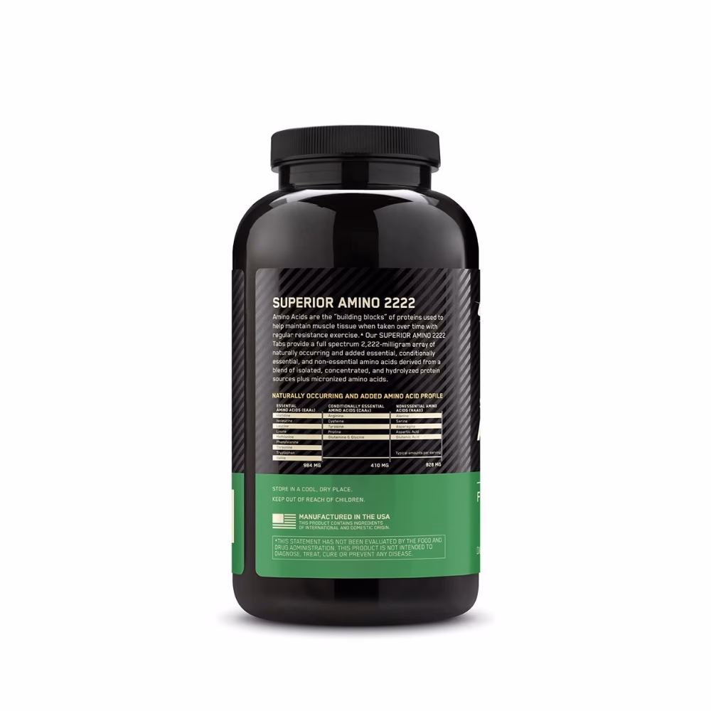 Optimum Nutrition Superior Amino 2222 Tablets 4
