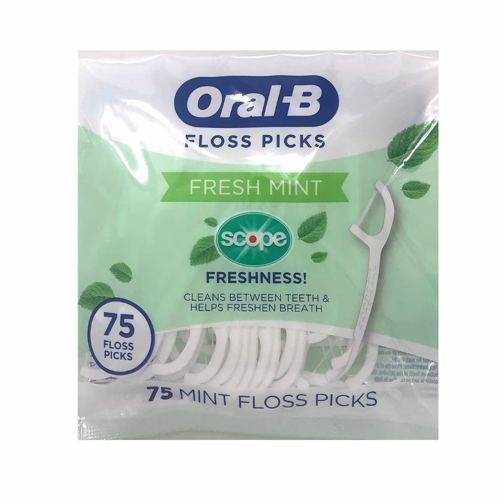 Oral-B Floss Picks Fresh Mint 75S