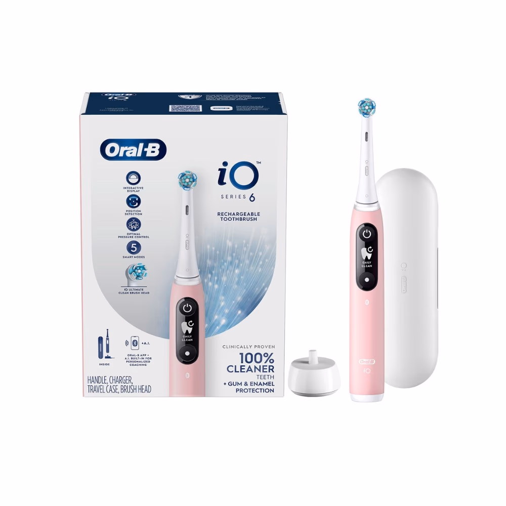 Oral-B iO Series 6 Pink Sand Toothbrush