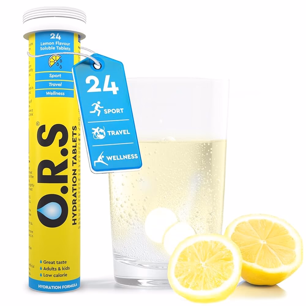 ORS Hydration Tablets Lemon 24s 1