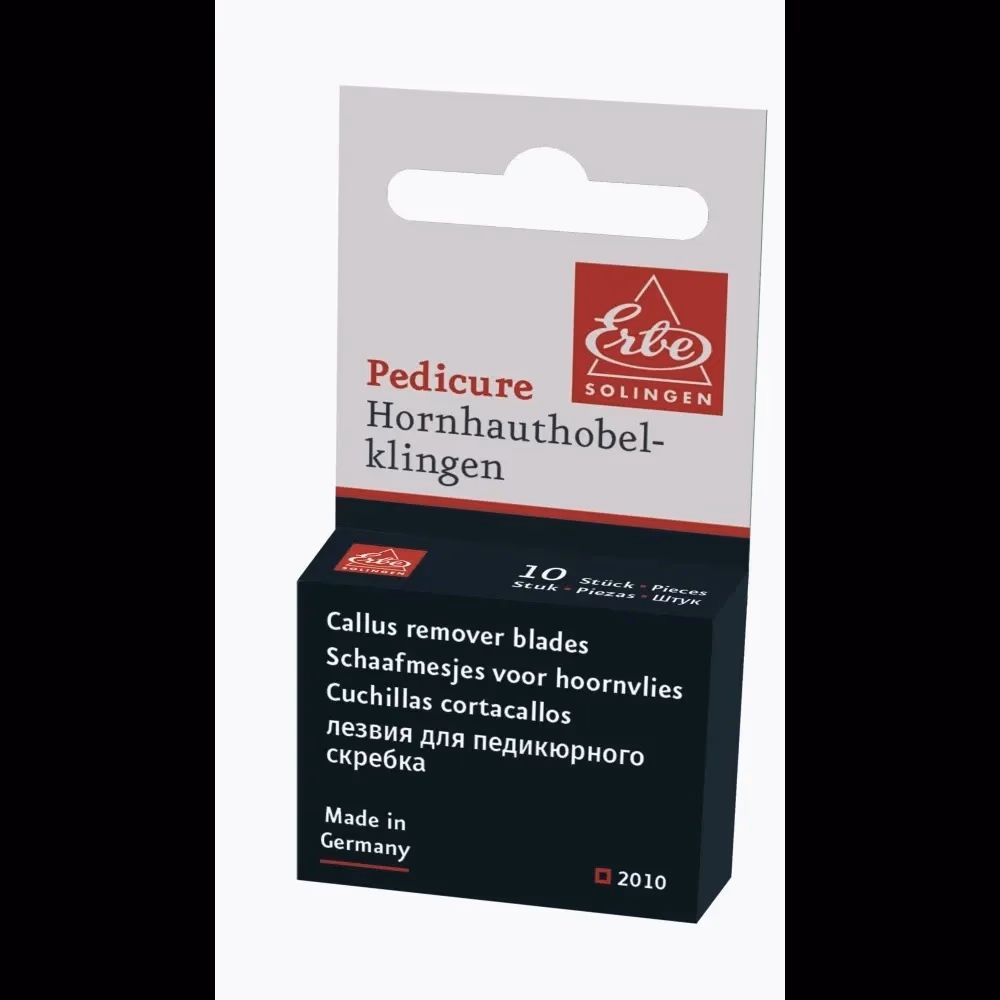 Solingen Erbe 2010 Callous Remover Blades 10s