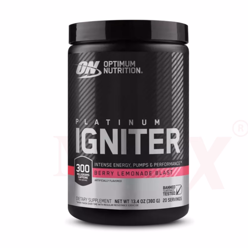 Optimum Nutrition Platinum Igniter Berry Limeade 380g  1