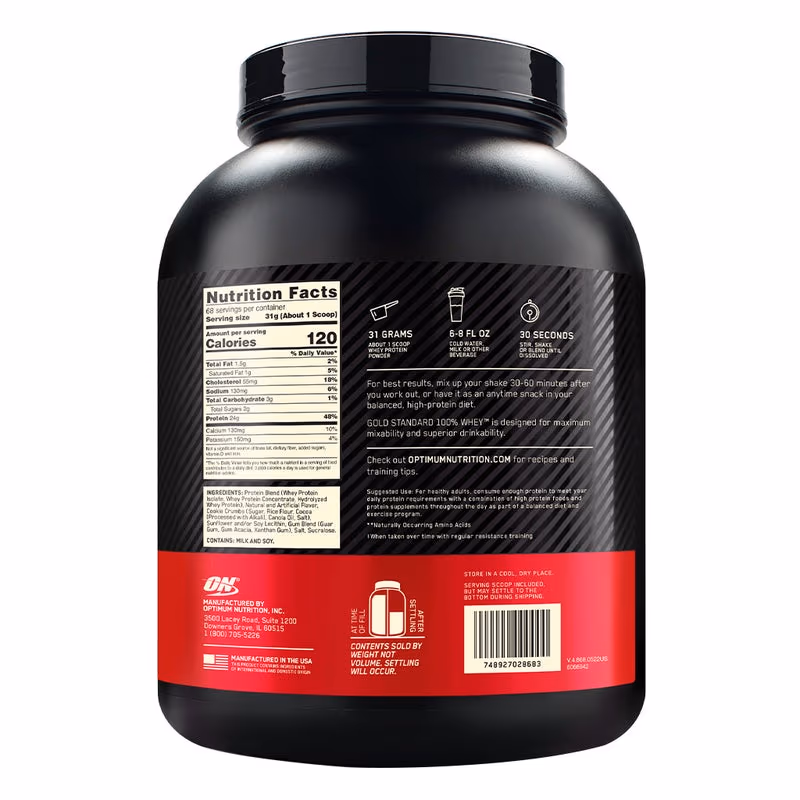 Optimum Nutrition 100% Gold Standard Whey Extreme Milk Chocolate 5LB 5