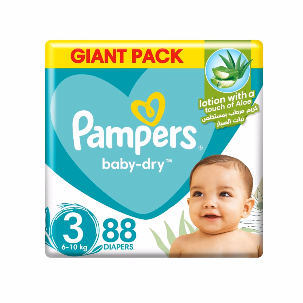 Pampers Baby Dry Giant Pack 3 88S
