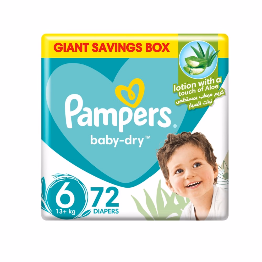 Pampers Baby Dry Giant Pack 6 72S