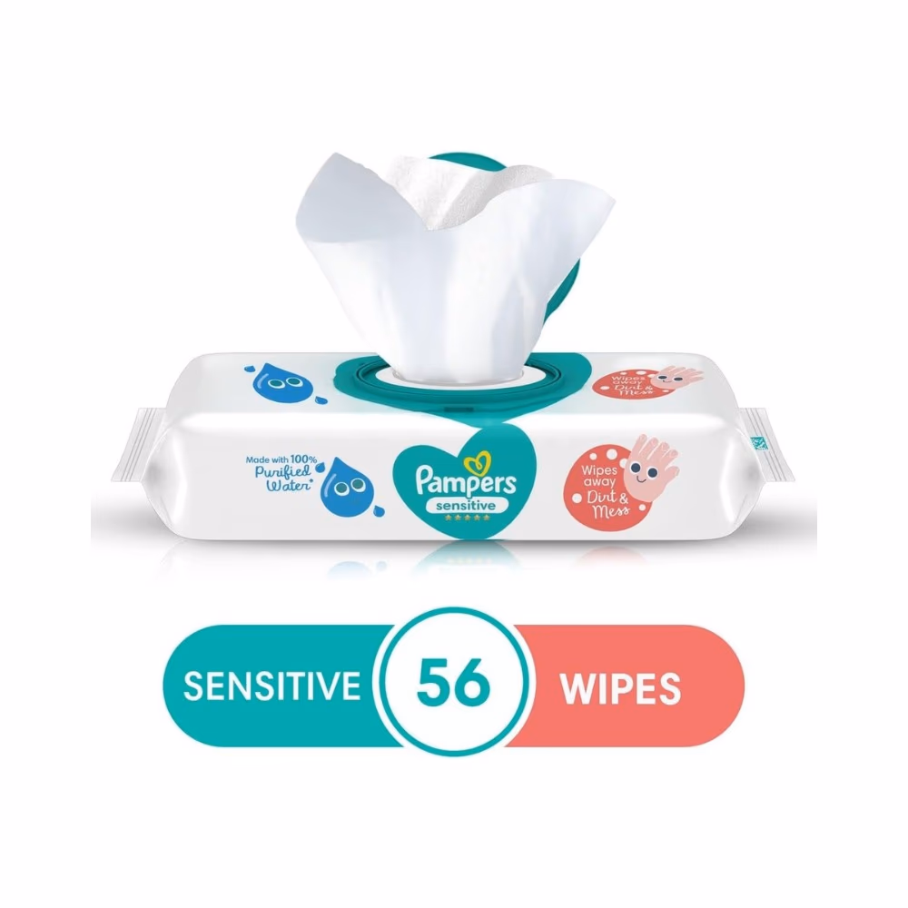 Pampers Baby Wipes Sensitive 56S 1