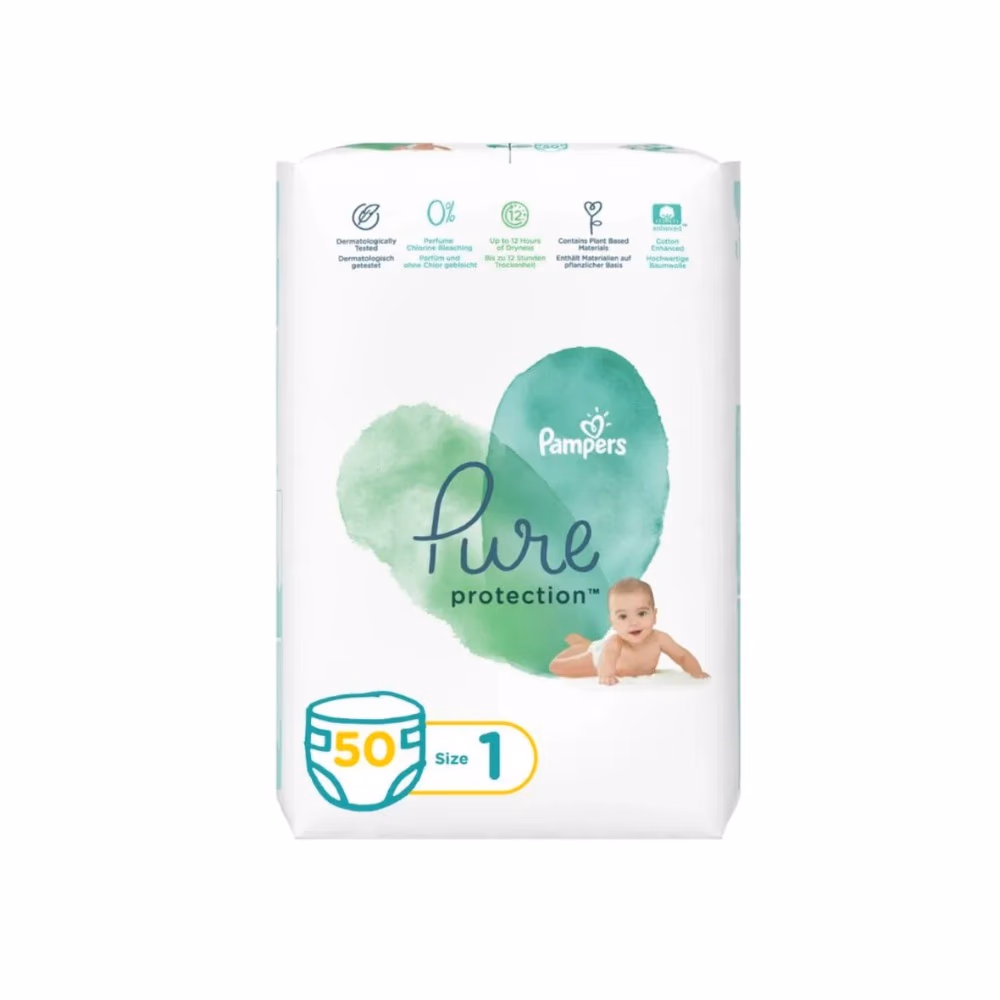Pampers Pure Size 1 50S