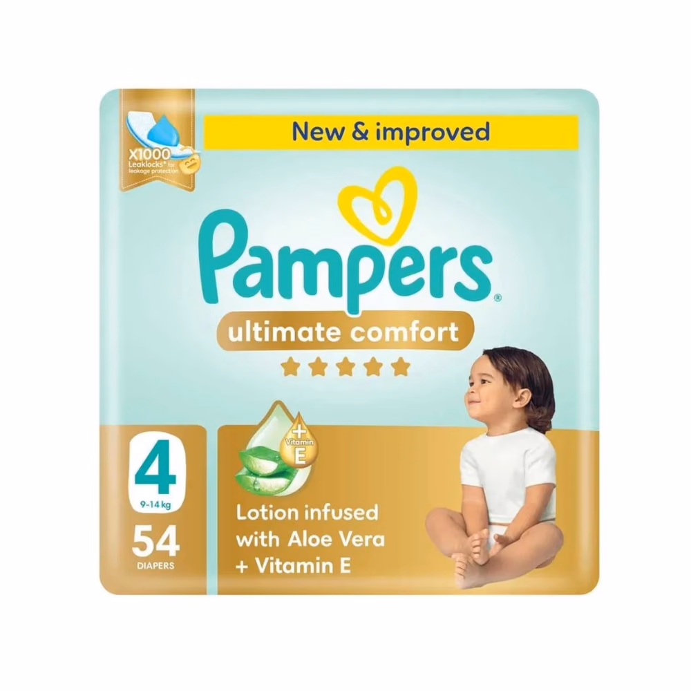 Pampers Size 4 with Aloe Vera 54S