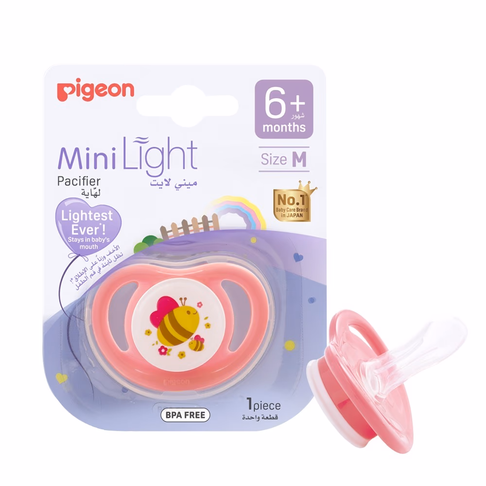 Pigeon MiniLight Pacifier 6+ Month 78461 1