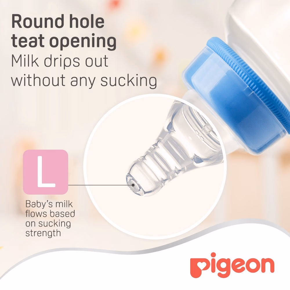 Pigeon Peristaltic Nipple Large 9+ Months 1s 17349 3