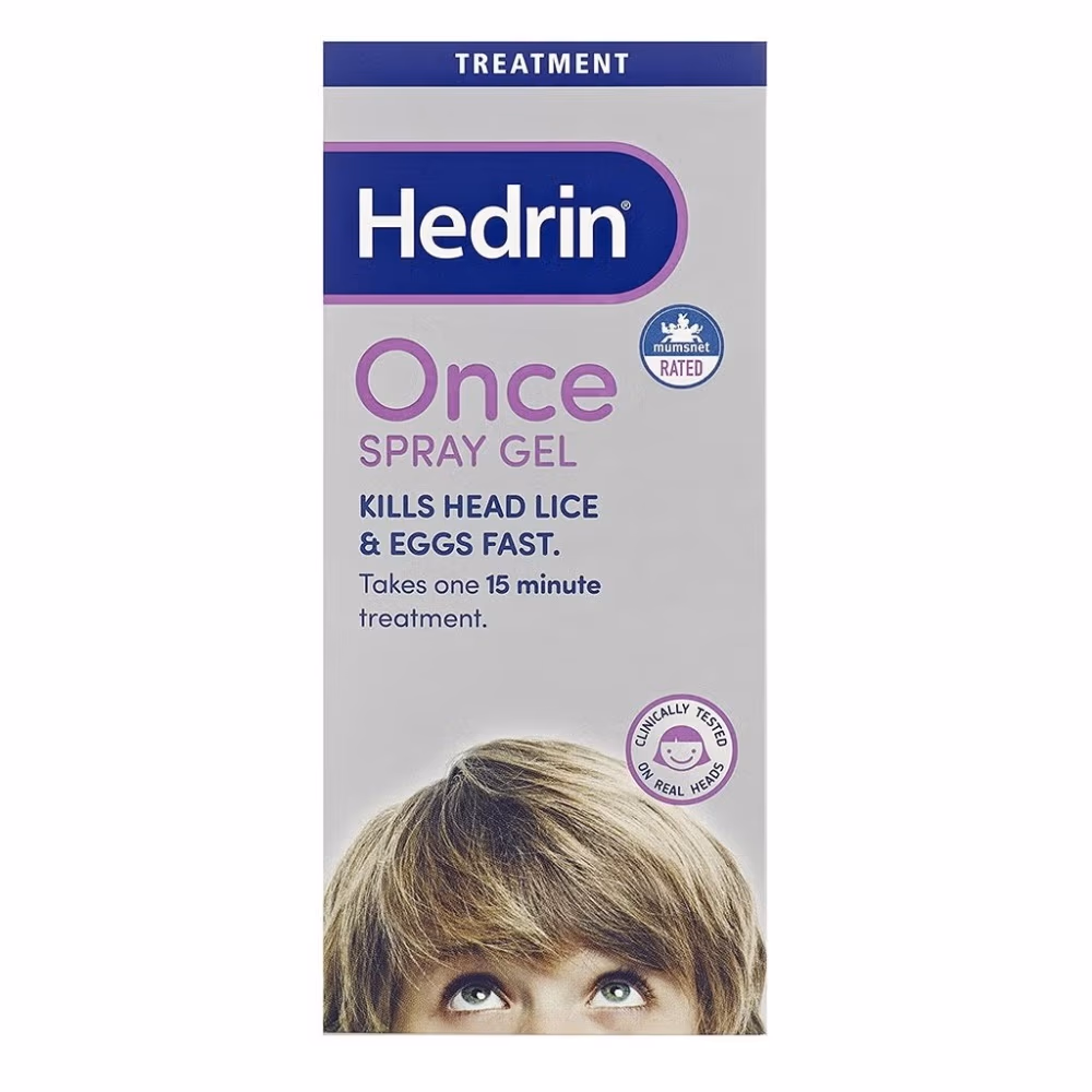 Hedrin Once Spray Gel 100ml 1