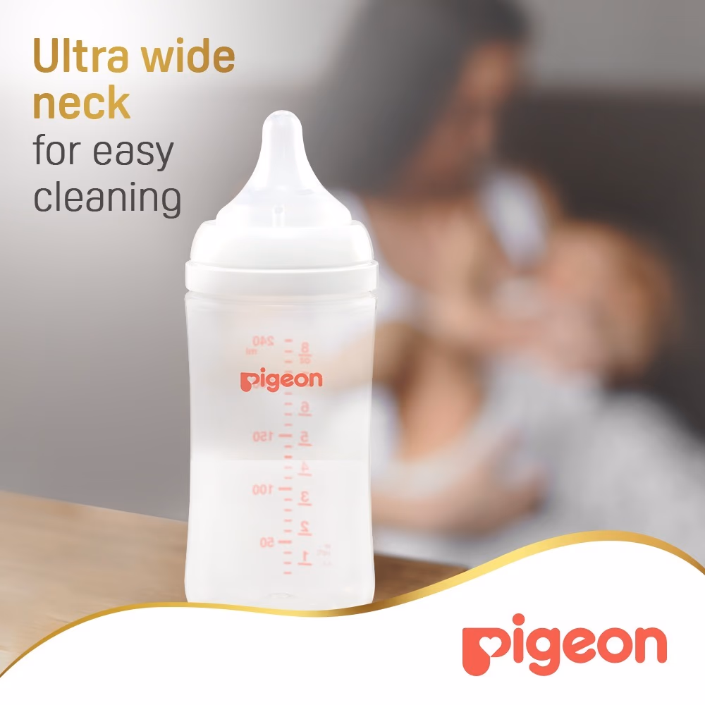 Pigeon Soft Touch Nursing Bottle Plastic 3+ Months 240ml 4