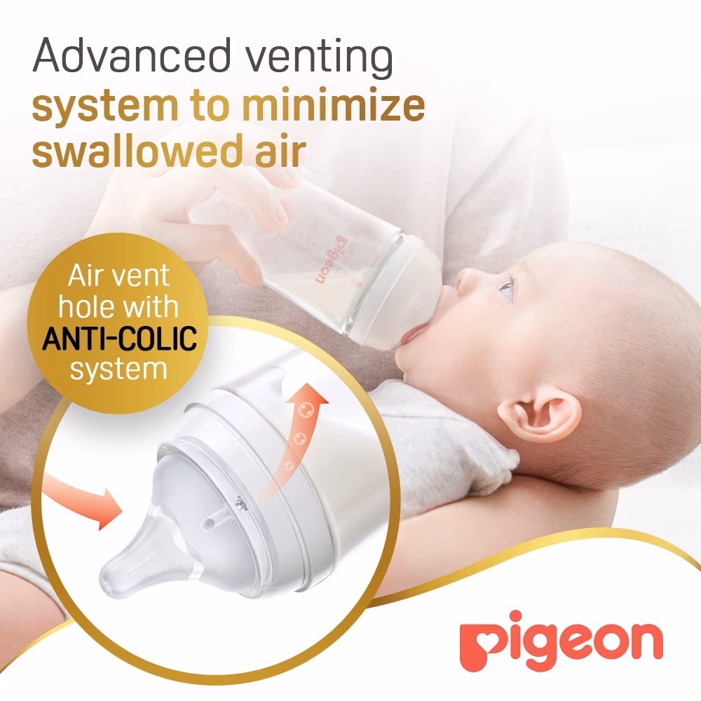 Pigeon Soft Touch Nursing Bottle Plastic 3+ Months 240ml 5