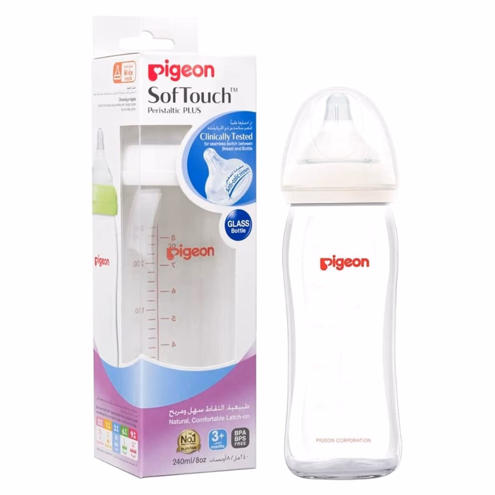Pigeon Soft Touch Peristaltic+ Nursing Bottle 3+ 240ml 488 1