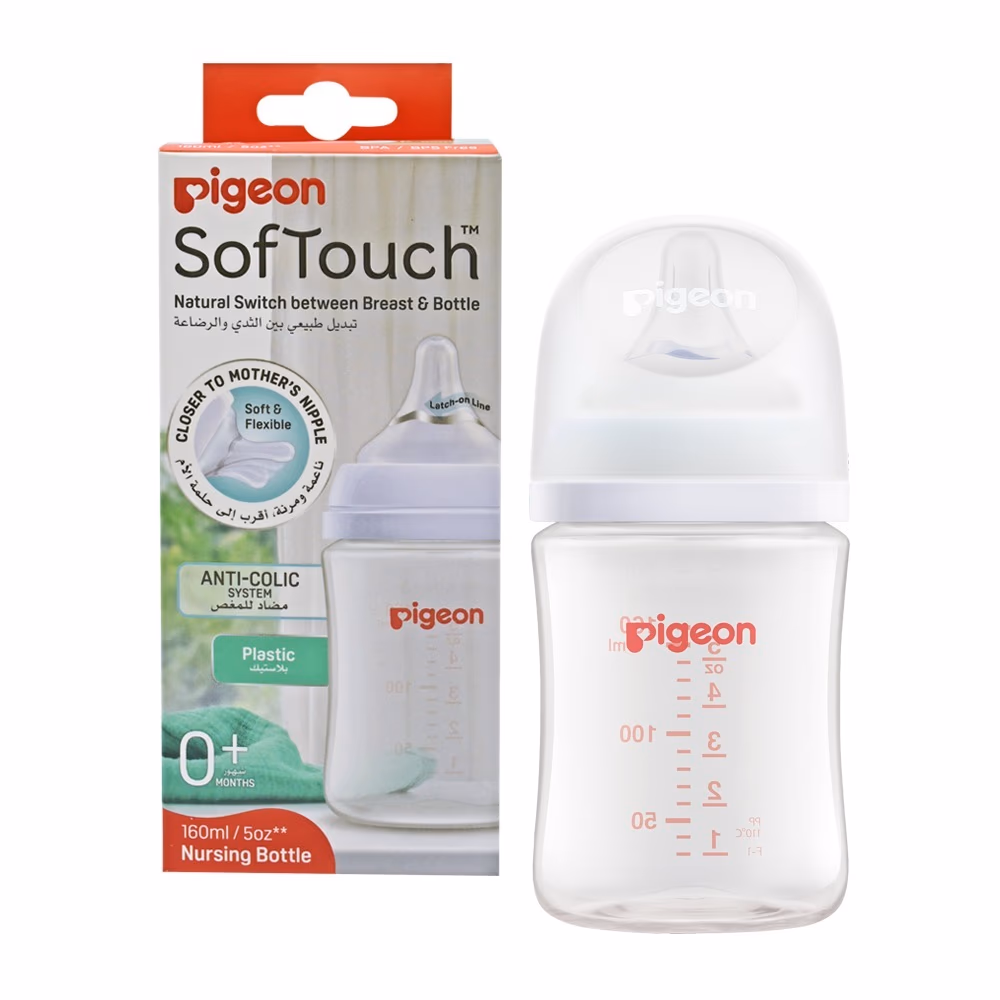 Pigeon Soft Touch Wide Neck Peristaltic+ 160ml 873 1