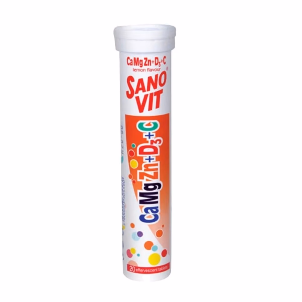 Sanovit Calcium Mag Zinc + Vitamin D3 + C Tablet 20s 1